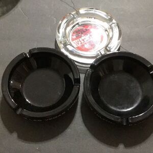 Three vintage trinket bowls, two from Las Vegas Hilton